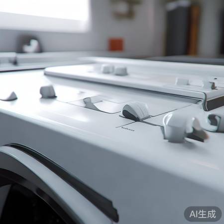 小鸭洗衣机旋钮防水佳