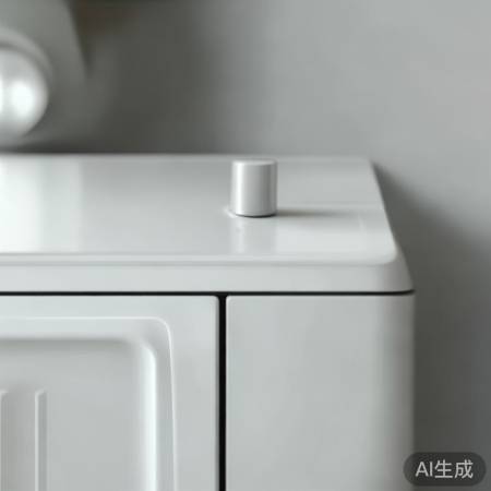 小鸭洗衣机:简洁旋钮,美观实用