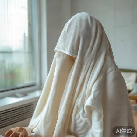 空调房备薄巾，头部敷护降温