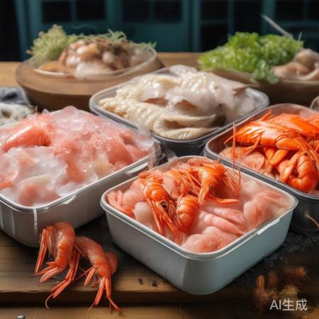 软冻海鲜,鲜美便捷。