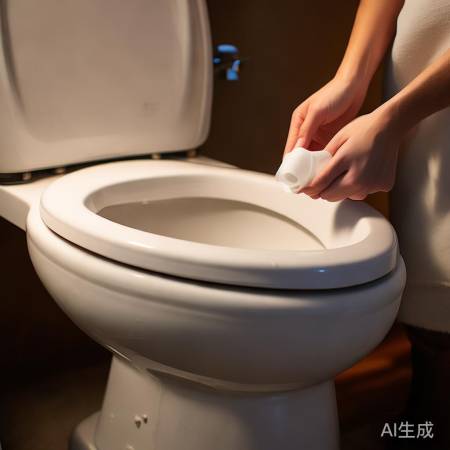 “防堵塞,卫生清洁保马桶”