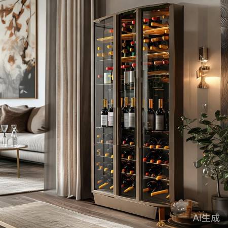 “餐边红酒柜摆放技巧,美家新时