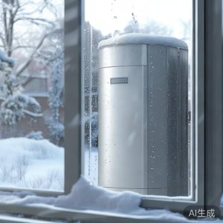 “空气能热水器:价格高,冬季制