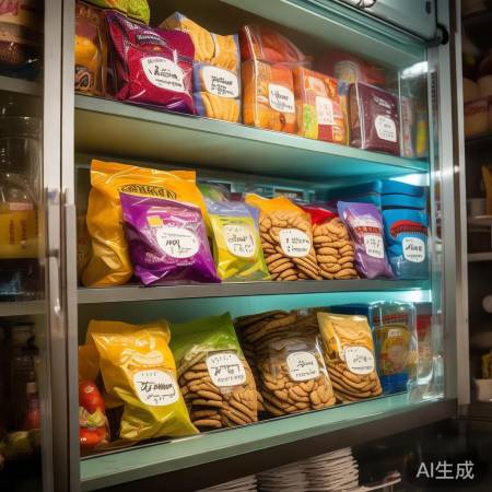 “零食分门别类,生活更便捷。”