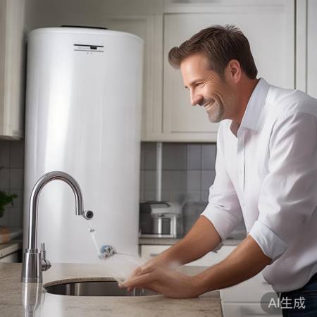 装回热水器,测试出水