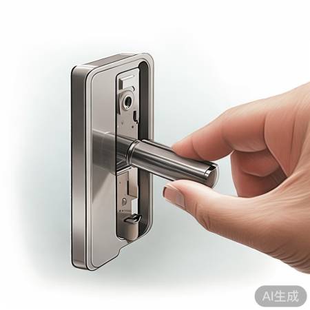 智能锁舌头复位