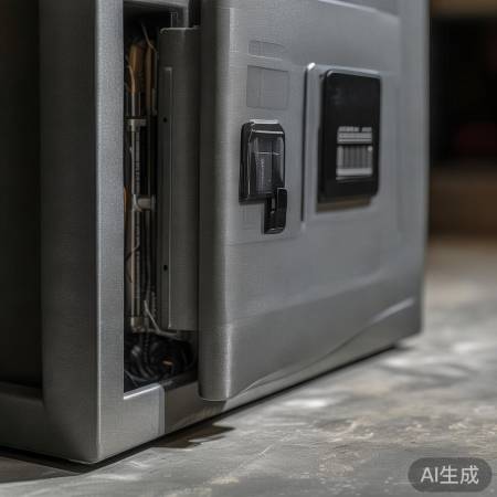 保险柜电池盖位置