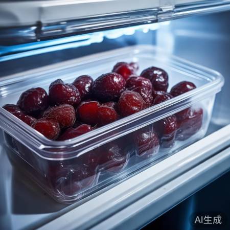密封保鲜盒冷藏李子