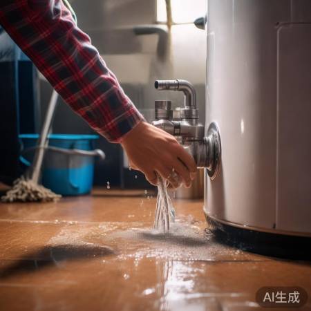 遇漏水,先关阀清理