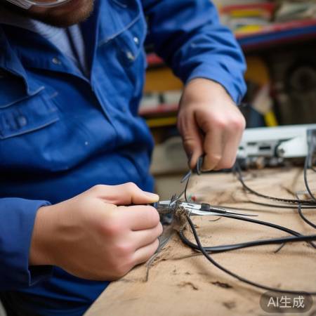 剪掉破损电源线