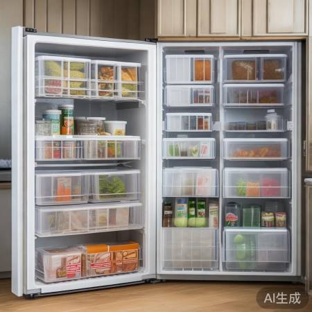 冰箱巧用收纳盒,分类整理更方便