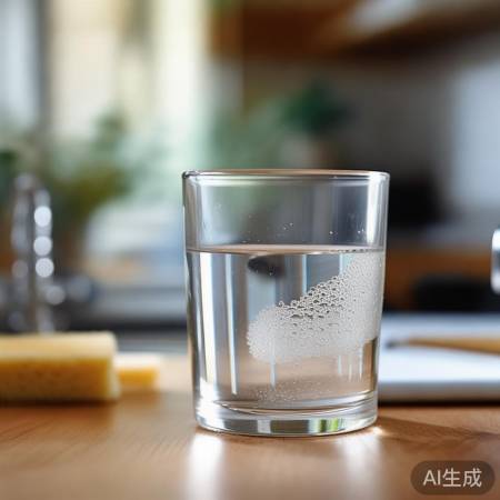 观察杯底,判断水质消毒