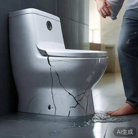 智能马桶裂缝漏水隐患