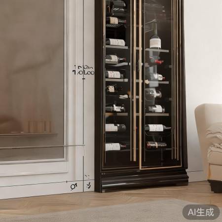 墙面宽度定红酒柜尺寸