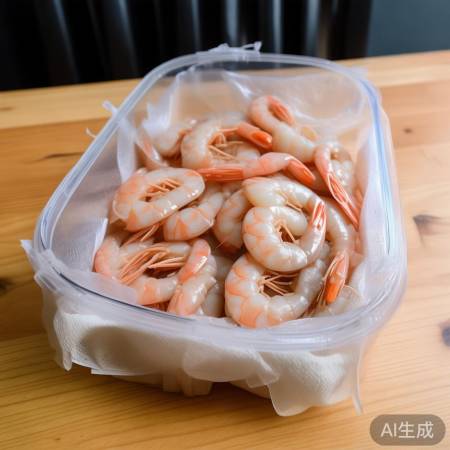 保鲜盒垫纸巾,大虾保鲜妙招