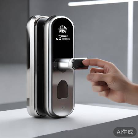 “步阳K2指纹锁，科技感洗三仪
