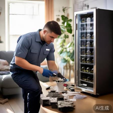 专业认证酒柜维修,用心服务