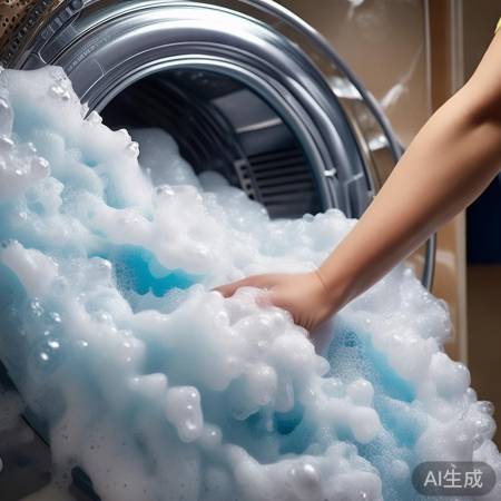 泡腾片洗衣泡沫过多，洗衣服累人