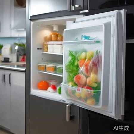 “食物一次解冻,反复不新鲜。”