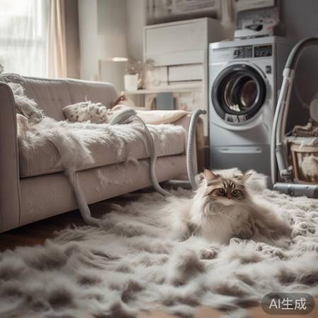 猫毛满天飞，洗衣机难应对