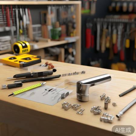 准备安装智能锁工具材料