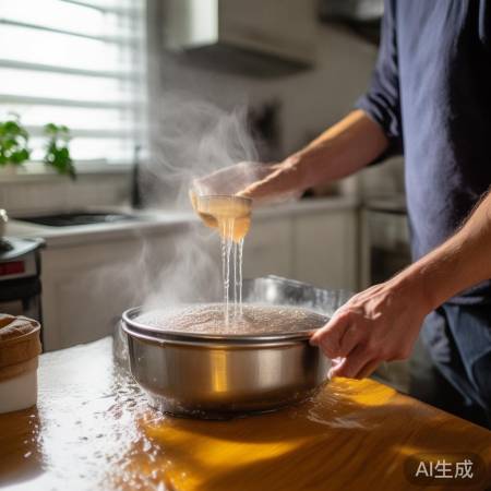 “油网泡热水,轻柔刷洗洁精”