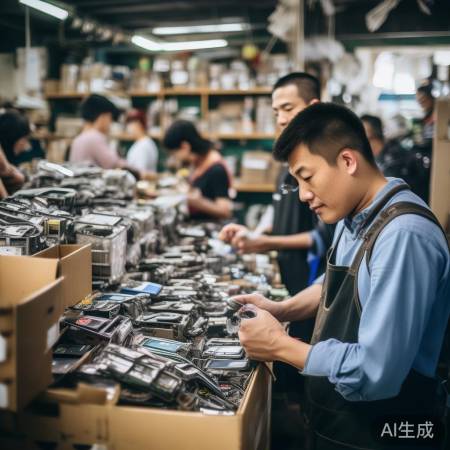 “快递员变身金属回收大王”