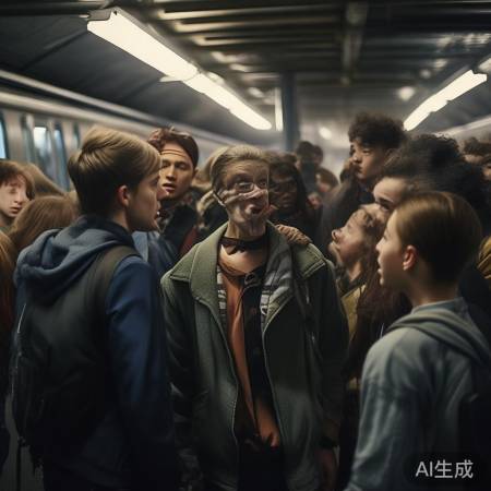 地铁站学生埋伏老师事件