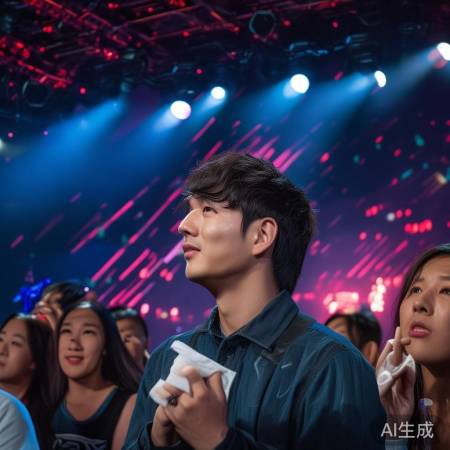 张杰泪洒舞台引争议
